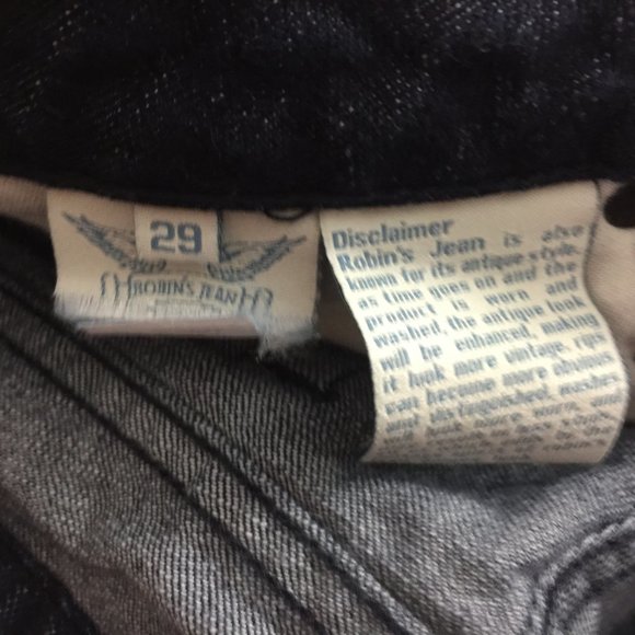 Robin's Nat Skinny Denim Stretch Jeans Size 29 - Picture 3 of 4